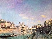 The Seine and Notre Dame in Paris, Johann Barthold Jongkind